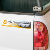 vDream Bumpersticker (geel) (Op Truck)