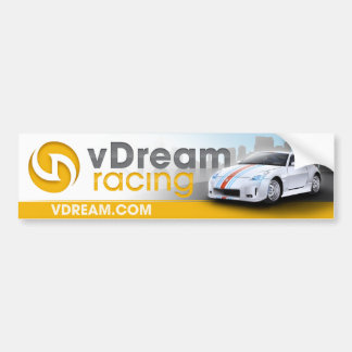 vDream Bumpersticker (geel)