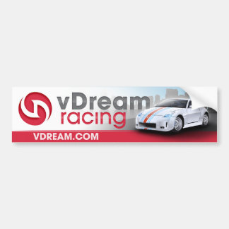 vDream Bumpersticker (rood)