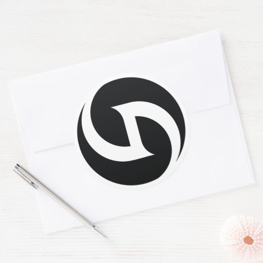 vDream Logo-Sticker Ronde Sticker (Envelop)