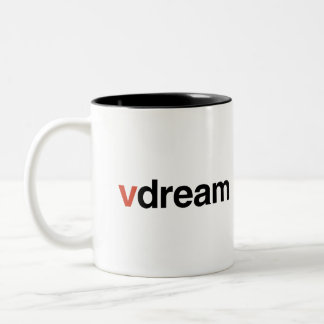 vDream-Mok Tweekleurige Koffiemok