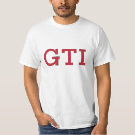 VDUB GTI badge (rood - zilver) t-shirt