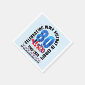 VE DAY 80e Jubileum Overwinning in Europa WO2 Servet (Hoek)