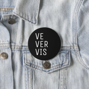 Ve Ver Vis Pronoun Ronde Button 7,6 Cm
