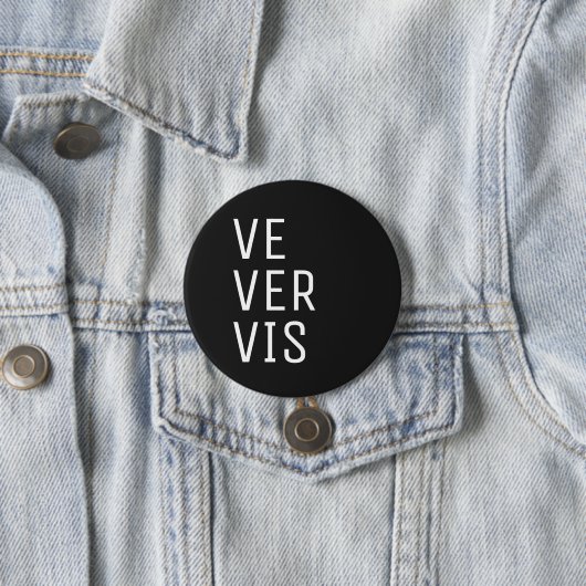 Ve Ver Vis Pronoun Ronde Button 7,6 Cm (In situ)