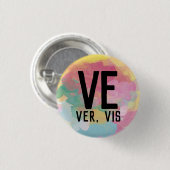 Ve Ver Vis Pronouns Button (Voorkant /achterkant)
