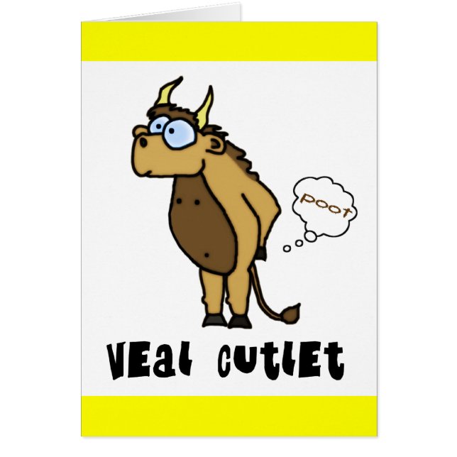 Veal Cutlet Card (Voorkant)