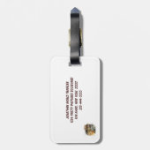 Veasting Chipmunk Bagagelabel (Achterkant verticaal)