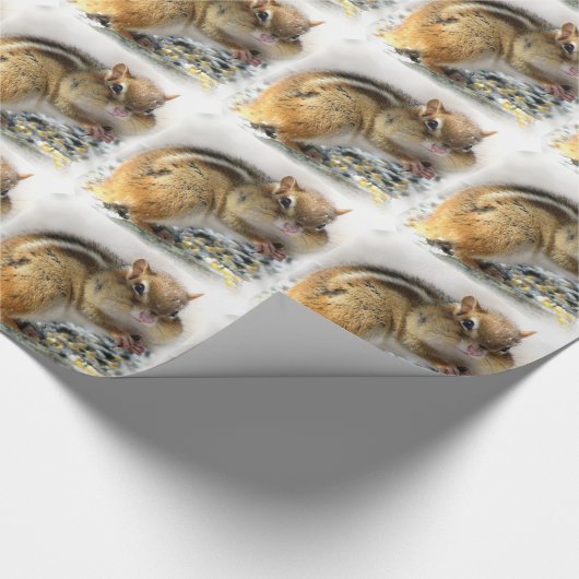 Veasting Chipmunk Cadeaupapier (Hoek)