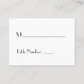 Veathered 1920's Place Card Plaatskaartje (Achterkant)