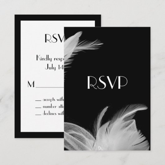 Veathered 1920's RSVP (Voorkant / Achterkant)