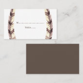 Veathered Border Wedding Place Kaarten Plaatskaartje (Voorkant / Achterkant)