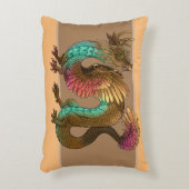 Veathered Dragon Accent Kussen (Voorkant(Verticaal))