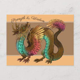 Veathered Dragon Briefkaart