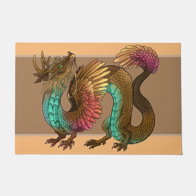Veathered Dragon Deurmat (Voorkant)