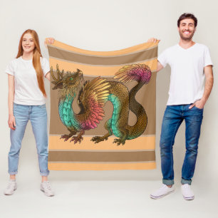 Veathered Dragon Fleece Deken