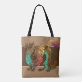 Veathered Dragon Tote Bag (Achterkant)
