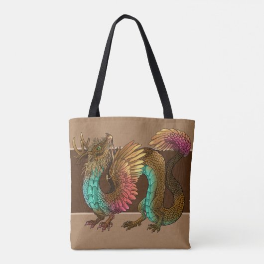 Veathered Dragon Tote Bag (Achterkant)