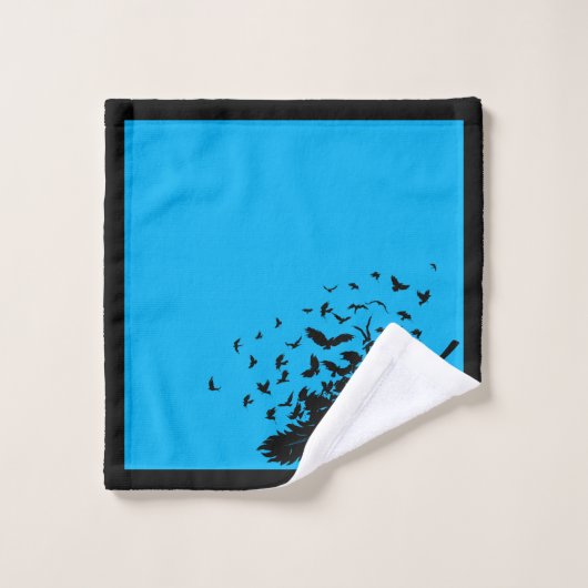 Veathered Raven Bath Towel Set Bad Handdoek (Wasdoekje)