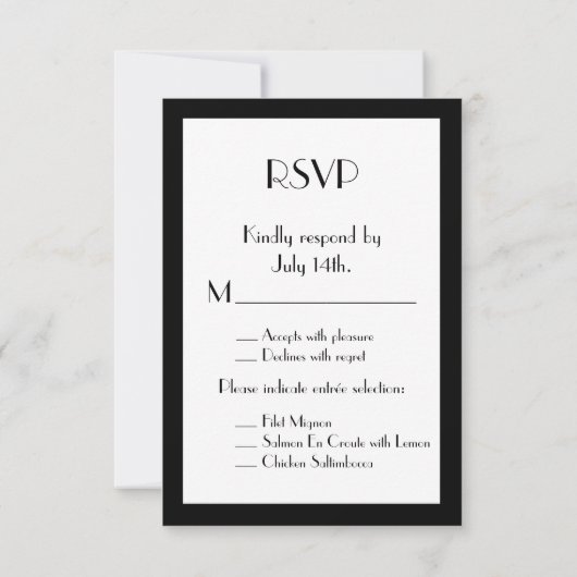 Veathered RSVP 1920 met menu (Achterkant)