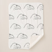 Veathered Siats meekerorum Sherpa blanket Sherpa Deken (Voorkant)