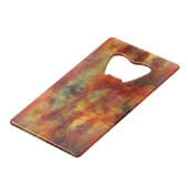 Veatherrood Abstract Creditkaart Flessenopener (Achterkant Gekanteld)