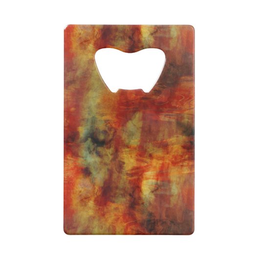 Veatherrood Abstract Creditkaart Flessenopener (Achterkant)