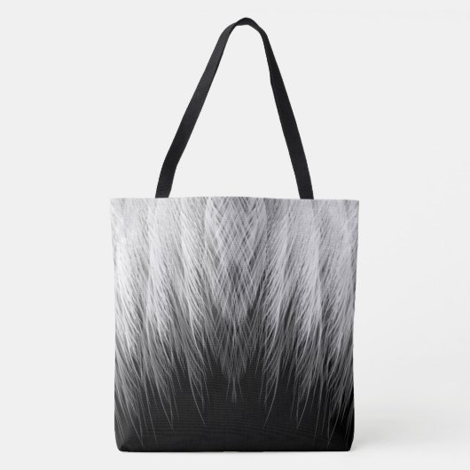 Veathery Gray Tote Bag (Voorkant)