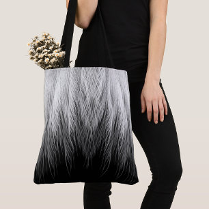 Veathery Gray Tote Bag