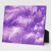 Veathery Paarse Sky Fotoplaat (Zijkant)