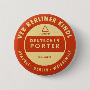 VEB Kindl Porter Ronde Button 5,7 Cm