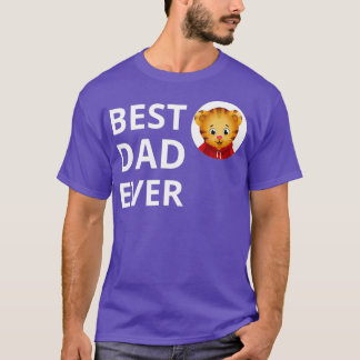 Vebyhogh Daniel Tiger Best Dad Ever Dads T-shirt