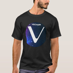 VeChain Cryptocurrency Space Galaxy VET Crypto Moo T-shirt
