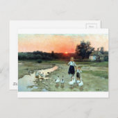 Vechoriye: Evening in Oekraïne Briefkaart (Voorkant / Achterkant)