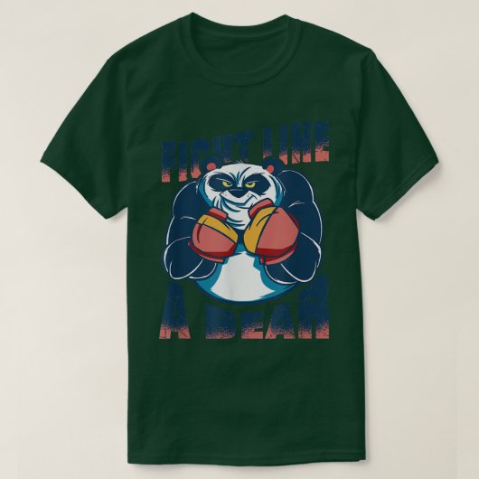 Vecht als een beer 181 t-shirt (Design voorkant)