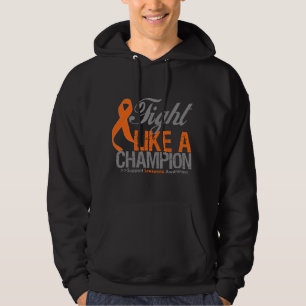 Vecht als een Champion leukemie Hoodie