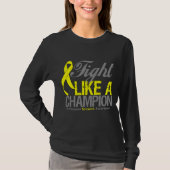 Vecht als een Champion Sarcoma T-shirt (Voorkant)