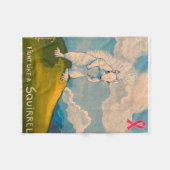 Vecht als een eekhoornbak fleece deken (Voorkant (Horizontaal))