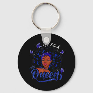 Vecht als een koningin Ataxia Awareness T-Shirt143 Sleutelhanger