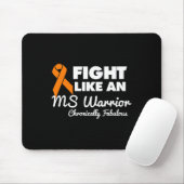 Vecht als een MS Warrior Awareness Multiple Sclero Muismat (Met muis)