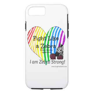 Vecht als een Zebra iPhone case