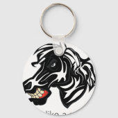 Vecht als een Zebra.png Sleutelhanger (Voorkant)