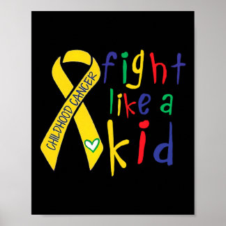 Vecht Als Kind Gouden Lintje Kinderkanker Bewustzi Poster