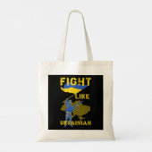 Vecht als Oekraïne Tote Bag (Achterkant)