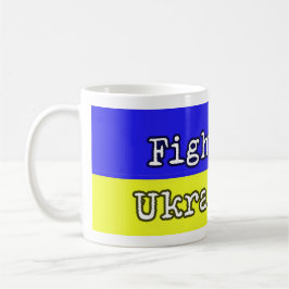 Vecht als Oekraïners Koffiemok