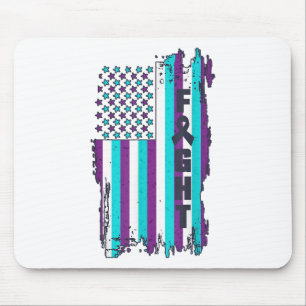 Vecht Amerikaanse Vlag Zelfmoordpreventie Bewustzi Muismat