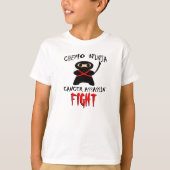 VECHT!  Chemo Ninja Cancer Assassin T-shirt (Voorkant)