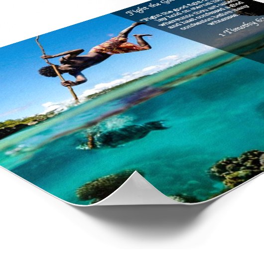 Vecht de goede strijd poster (Hoek)