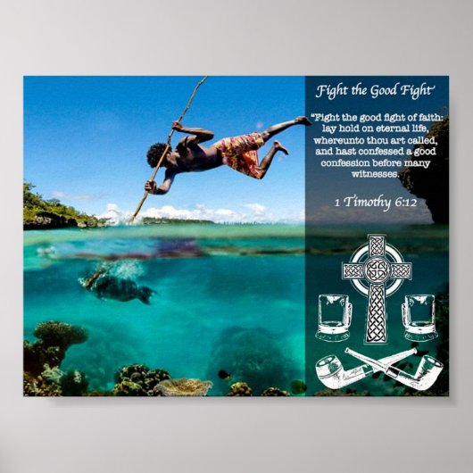 Vecht de goede strijd poster (Voorkant)