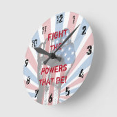 Vecht de macht die dat is! grote klok (Hoek)